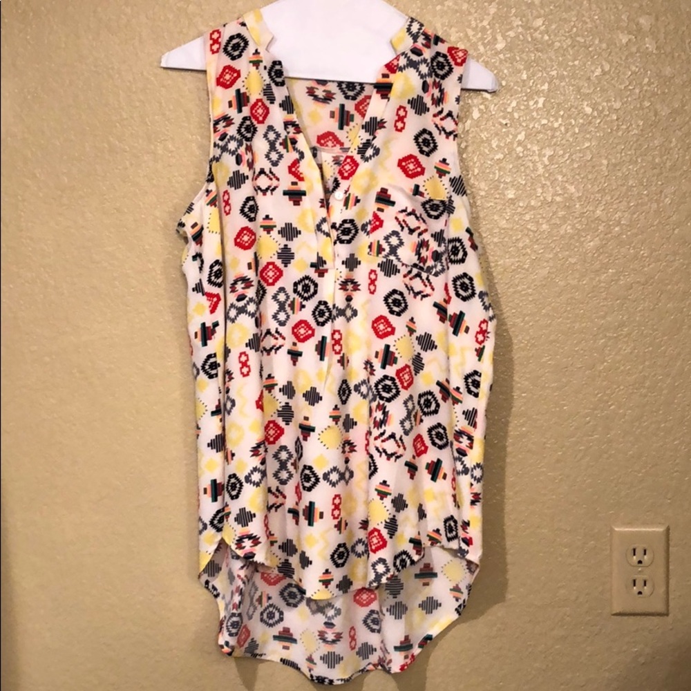 Paper Moon Aztec top
